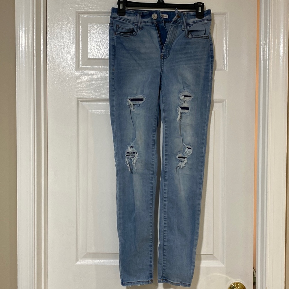 Skinny high rise jeggins